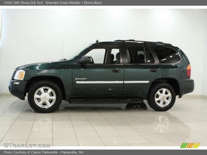 Emerald Green Metallic / Ebony Black 2006 GMC Envoy SLE 4x4