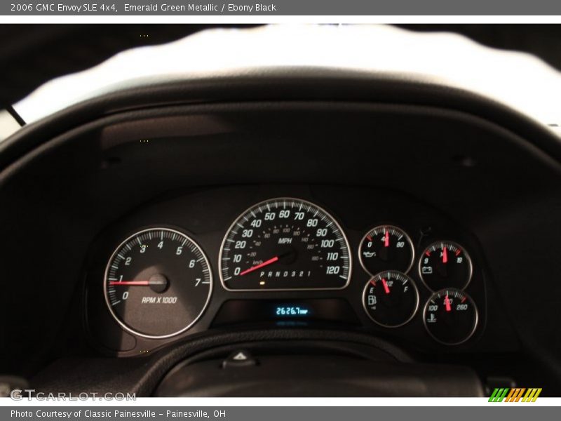 Emerald Green Metallic / Ebony Black 2006 GMC Envoy SLE 4x4