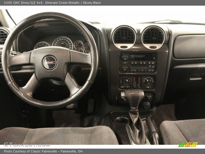 Emerald Green Metallic / Ebony Black 2006 GMC Envoy SLE 4x4