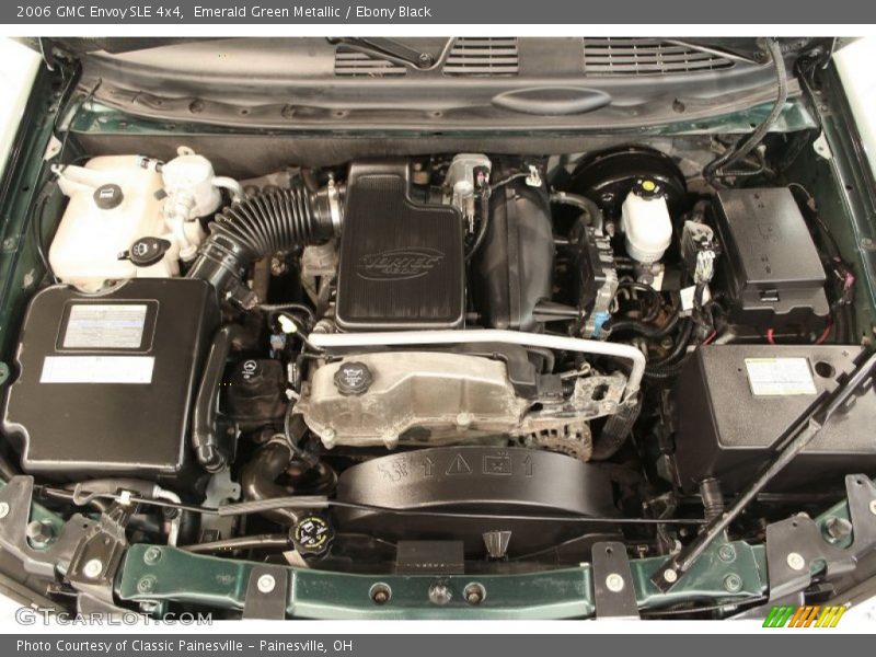 Emerald Green Metallic / Ebony Black 2006 GMC Envoy SLE 4x4