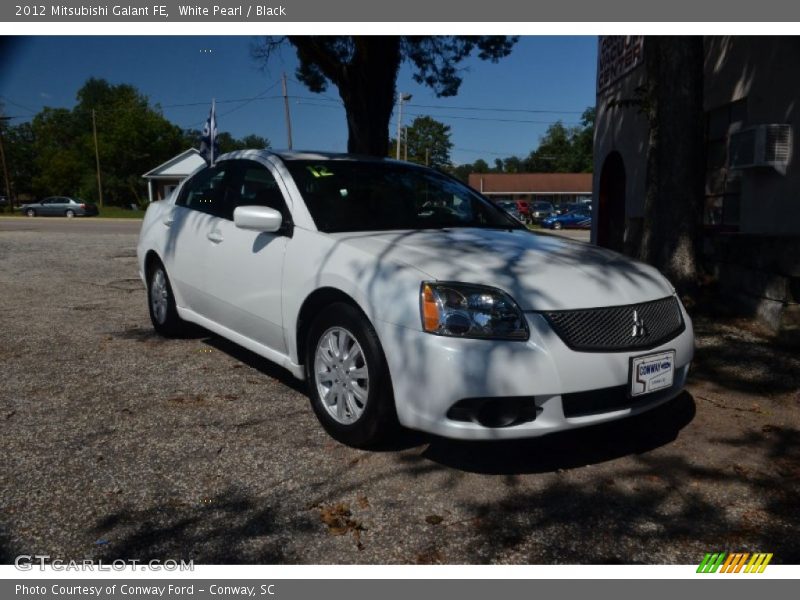 White Pearl / Black 2012 Mitsubishi Galant FE