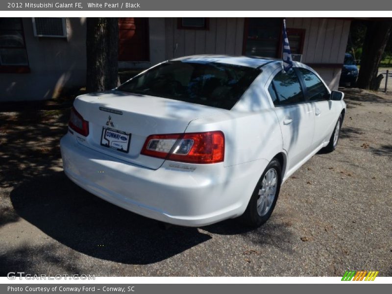 White Pearl / Black 2012 Mitsubishi Galant FE