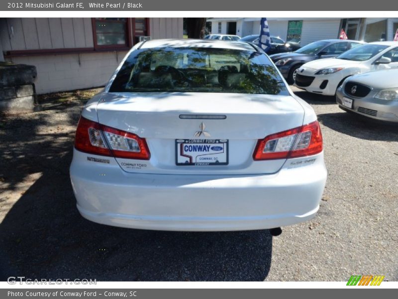 White Pearl / Black 2012 Mitsubishi Galant FE