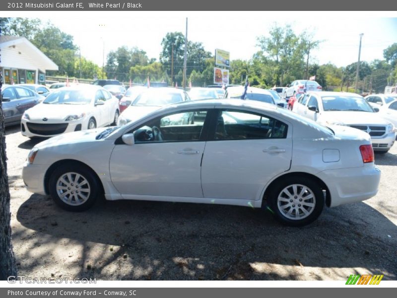 White Pearl / Black 2012 Mitsubishi Galant FE