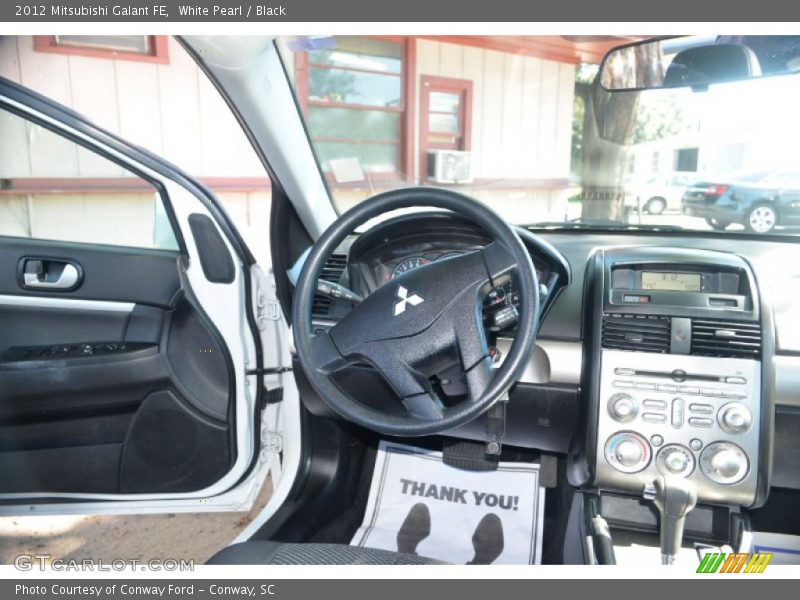 White Pearl / Black 2012 Mitsubishi Galant FE