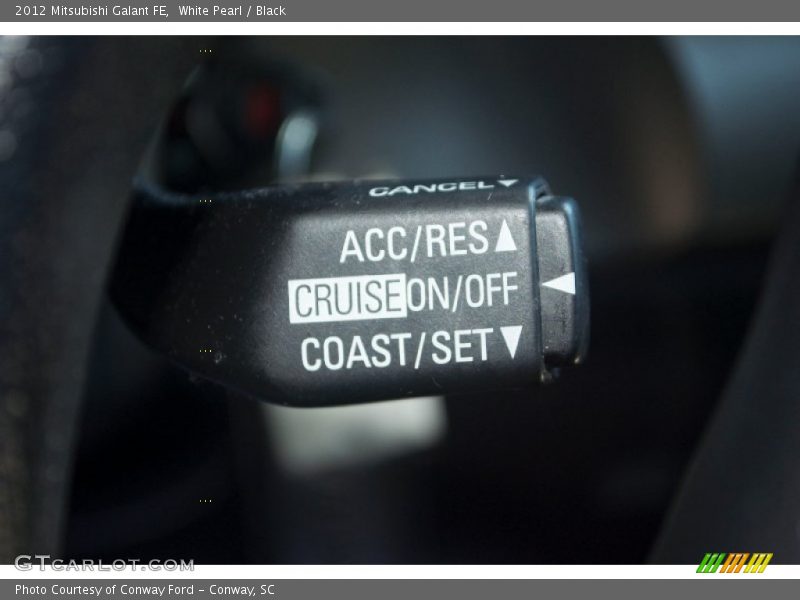 White Pearl / Black 2012 Mitsubishi Galant FE