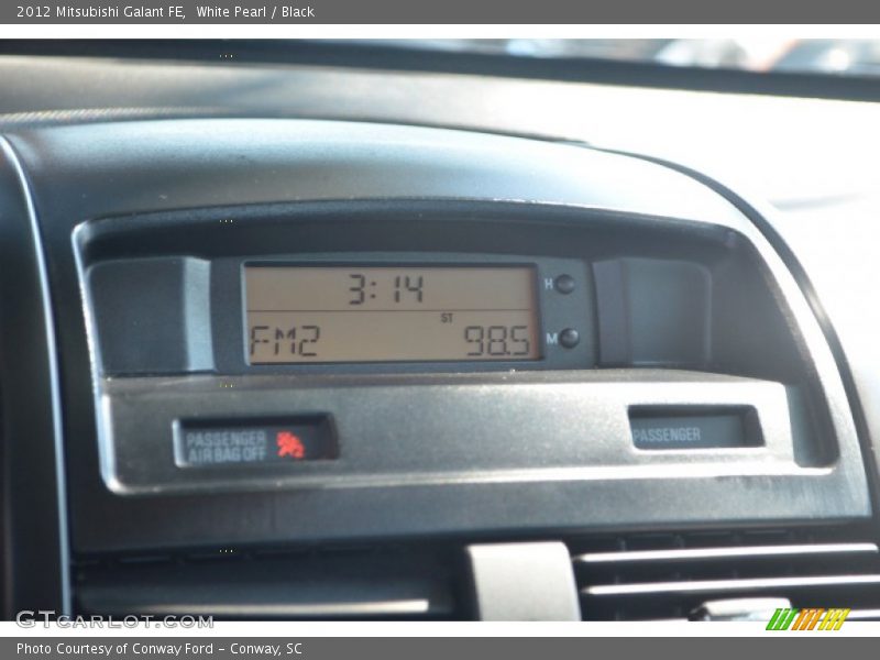 White Pearl / Black 2012 Mitsubishi Galant FE