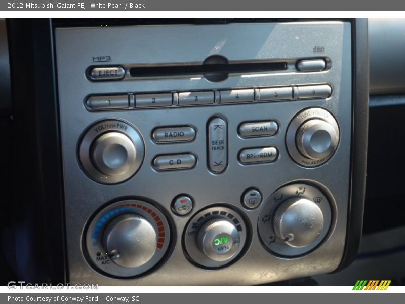 White Pearl / Black 2012 Mitsubishi Galant FE