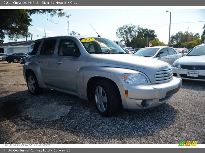 Silver Ice Metallic / Gray 2011 Chevrolet HHR LS