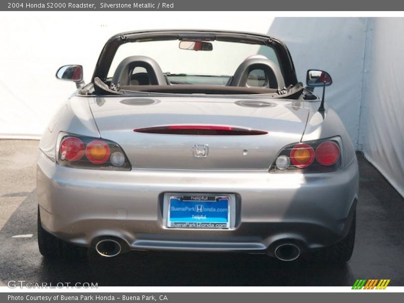 Silverstone Metallic / Red 2004 Honda S2000 Roadster
