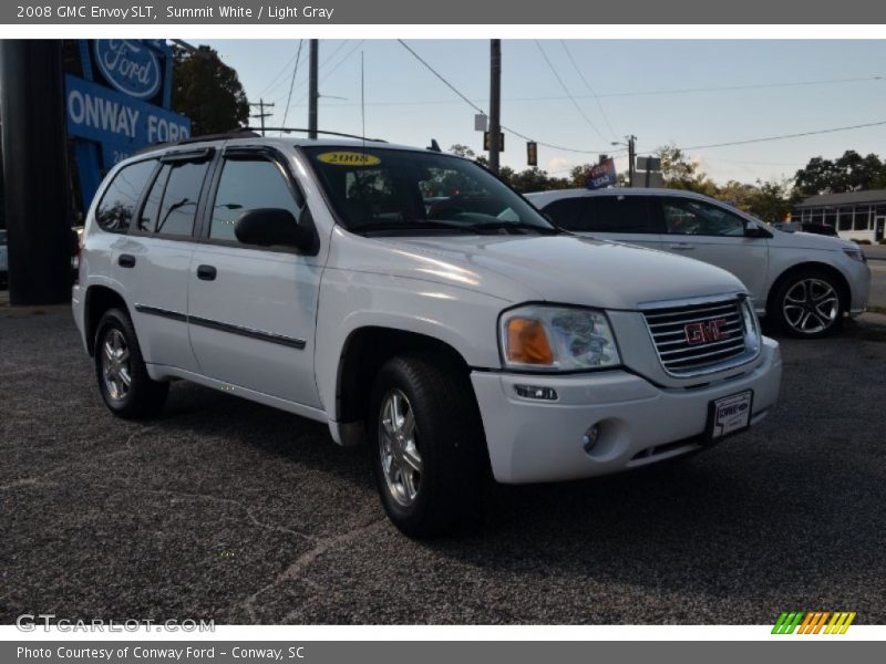 Summit White / Light Gray 2008 GMC Envoy SLT