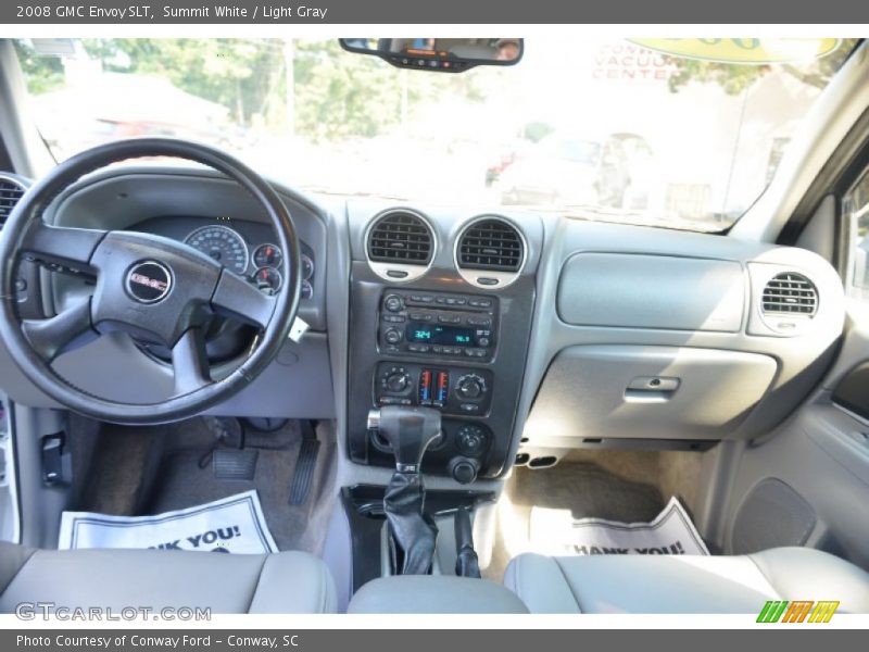 Summit White / Light Gray 2008 GMC Envoy SLT