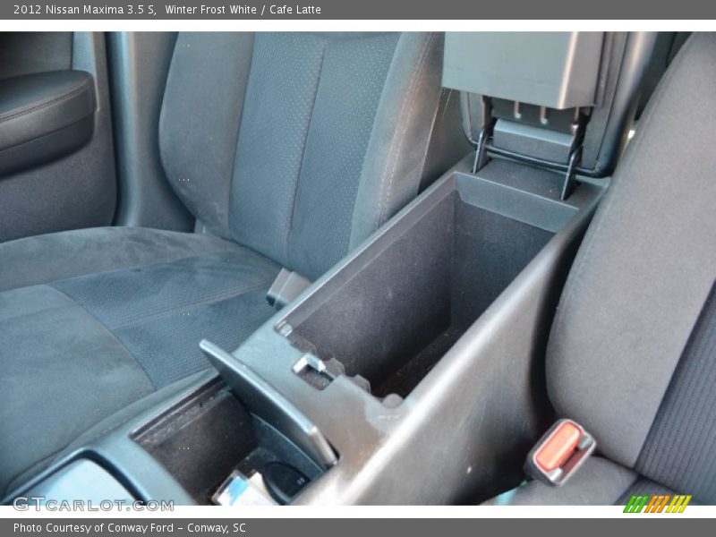 Winter Frost White / Cafe Latte 2012 Nissan Maxima 3.5 S