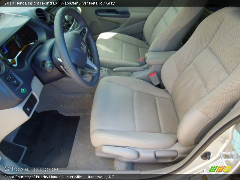 Alabaster Silver Metallic / Gray 2010 Honda Insight Hybrid EX