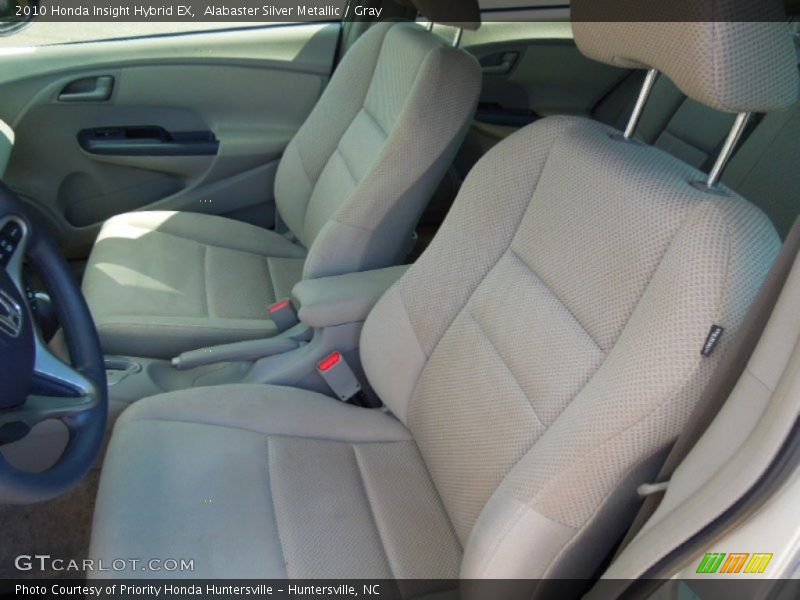 Alabaster Silver Metallic / Gray 2010 Honda Insight Hybrid EX