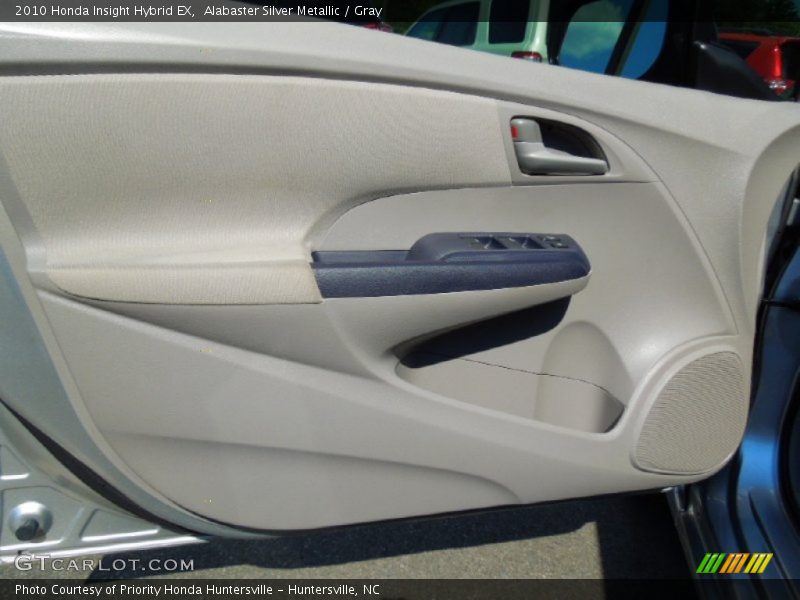 Alabaster Silver Metallic / Gray 2010 Honda Insight Hybrid EX