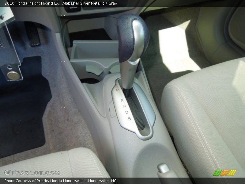 Alabaster Silver Metallic / Gray 2010 Honda Insight Hybrid EX