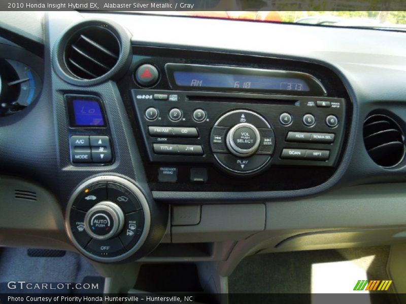 Alabaster Silver Metallic / Gray 2010 Honda Insight Hybrid EX