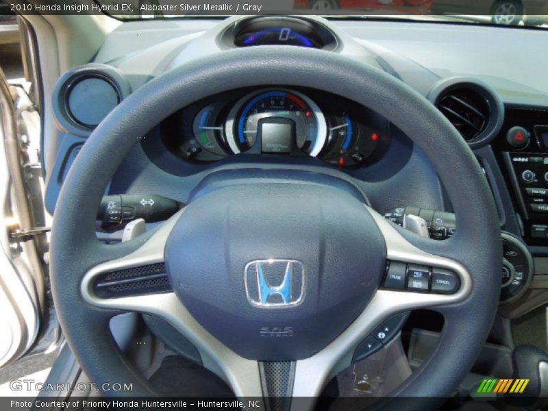 Alabaster Silver Metallic / Gray 2010 Honda Insight Hybrid EX