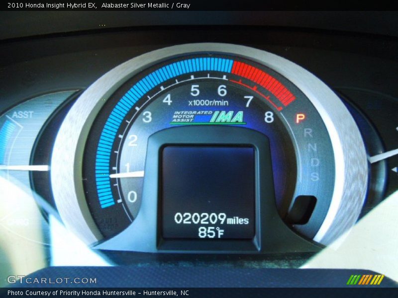 Alabaster Silver Metallic / Gray 2010 Honda Insight Hybrid EX