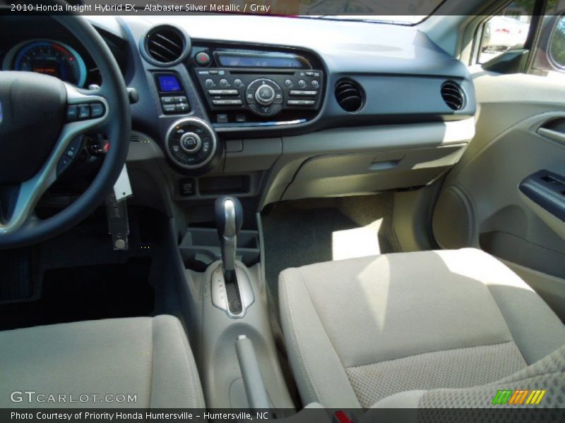 Alabaster Silver Metallic / Gray 2010 Honda Insight Hybrid EX