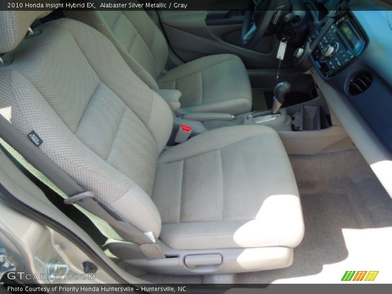 Alabaster Silver Metallic / Gray 2010 Honda Insight Hybrid EX