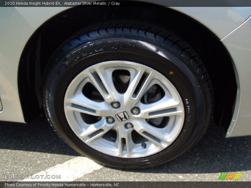 Alabaster Silver Metallic / Gray 2010 Honda Insight Hybrid EX