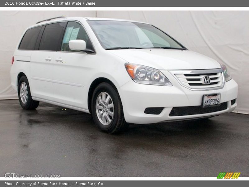 Taffeta White / Beige 2010 Honda Odyssey EX-L