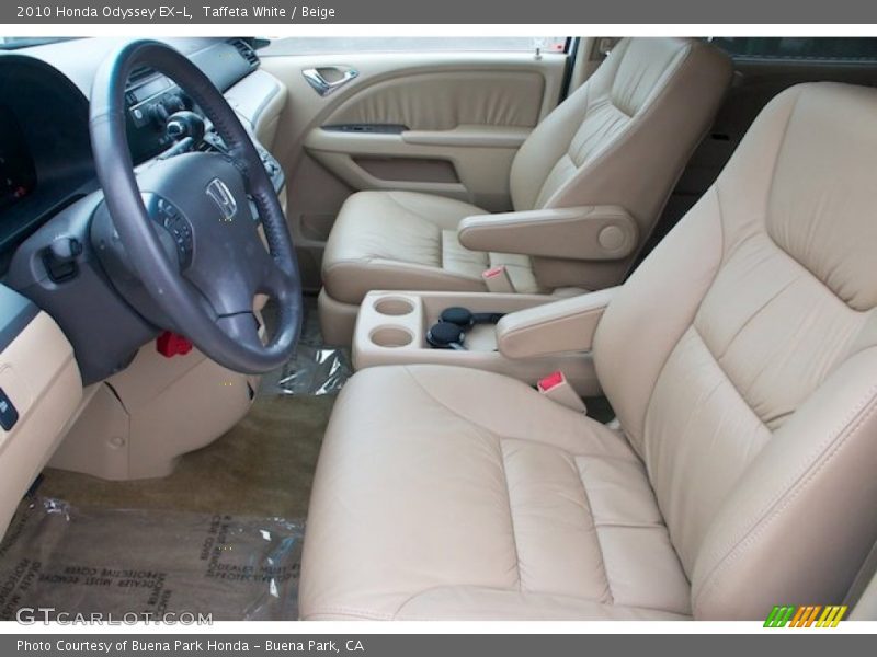 Taffeta White / Beige 2010 Honda Odyssey EX-L