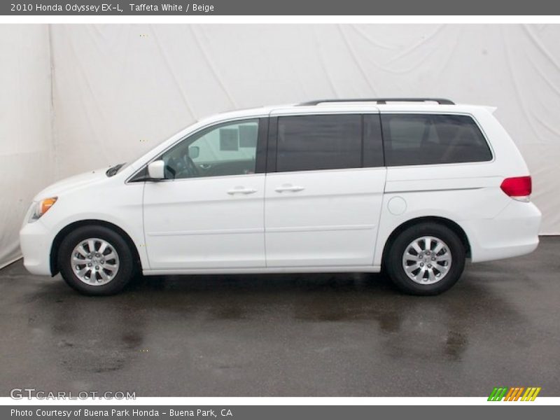 Taffeta White / Beige 2010 Honda Odyssey EX-L