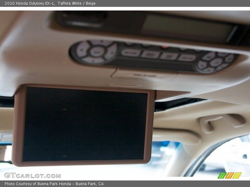 Taffeta White / Beige 2010 Honda Odyssey EX-L