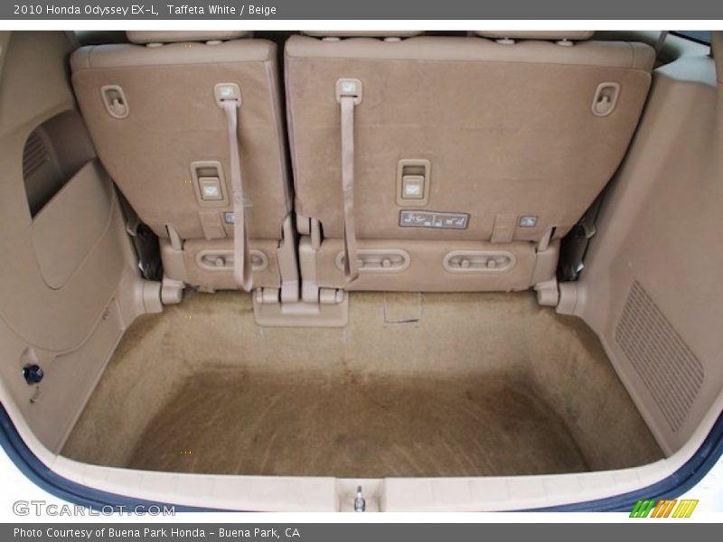Taffeta White / Beige 2010 Honda Odyssey EX-L