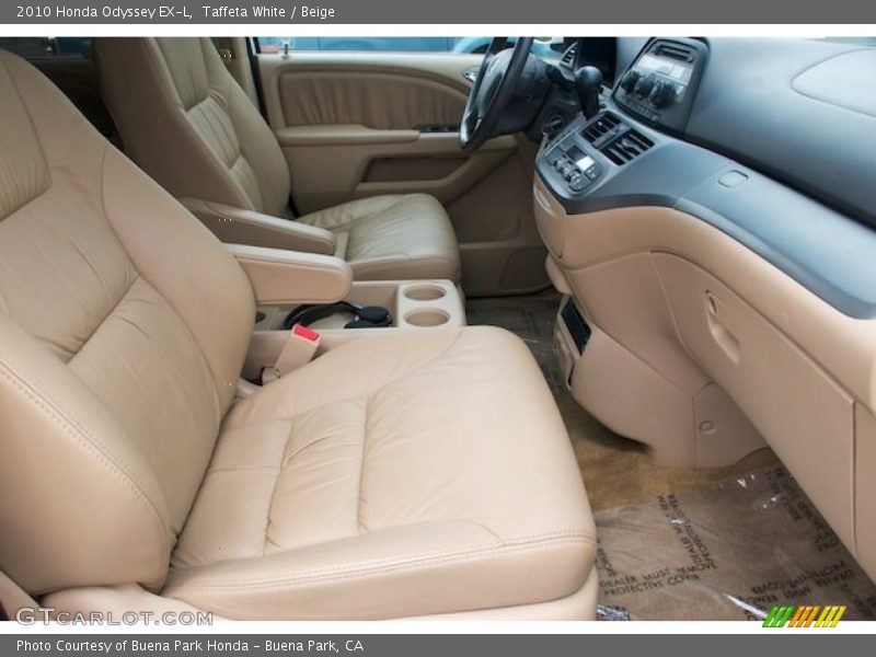 Taffeta White / Beige 2010 Honda Odyssey EX-L