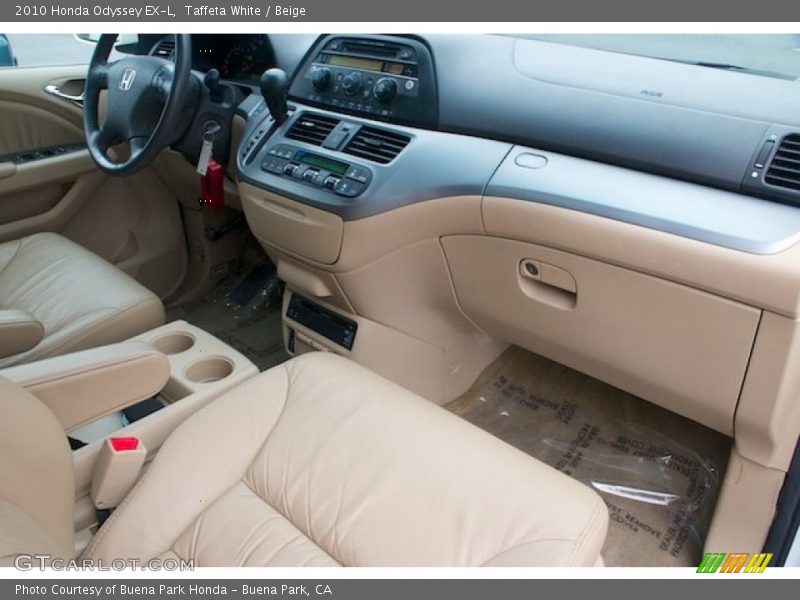 Taffeta White / Beige 2010 Honda Odyssey EX-L