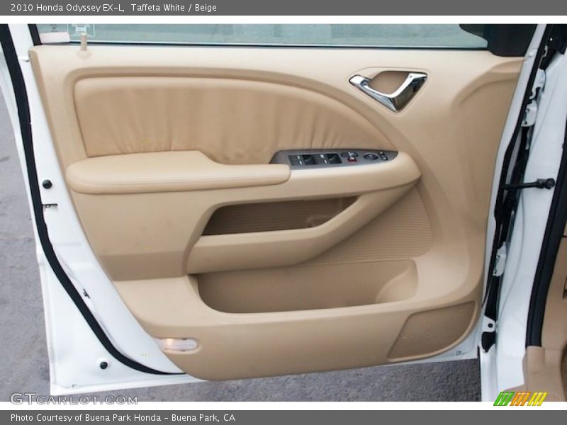 Taffeta White / Beige 2010 Honda Odyssey EX-L