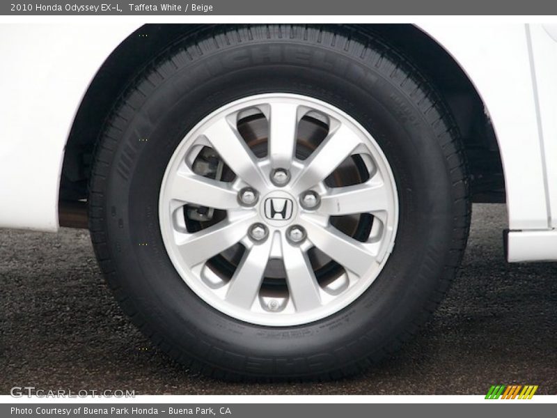 Taffeta White / Beige 2010 Honda Odyssey EX-L