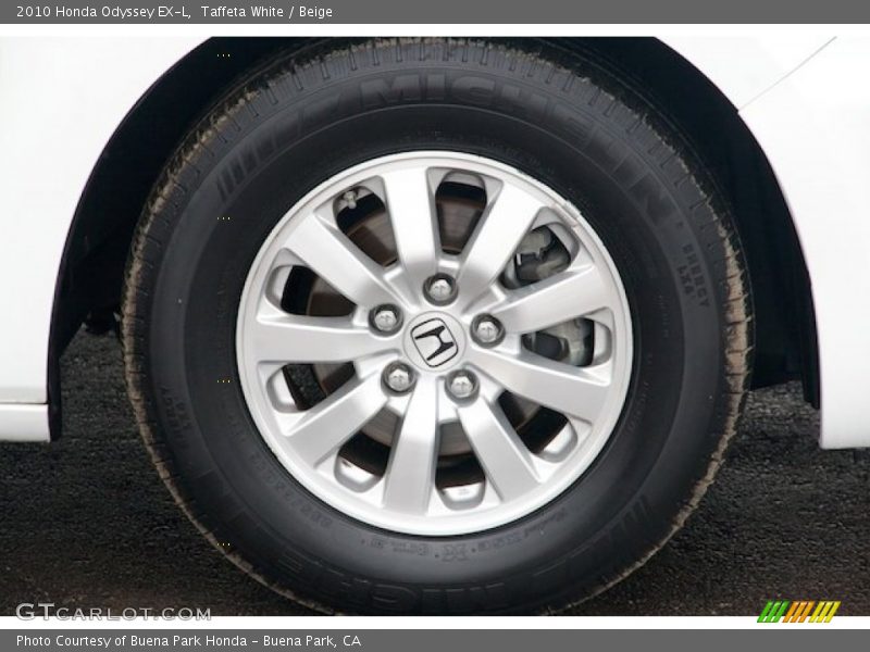 Taffeta White / Beige 2010 Honda Odyssey EX-L