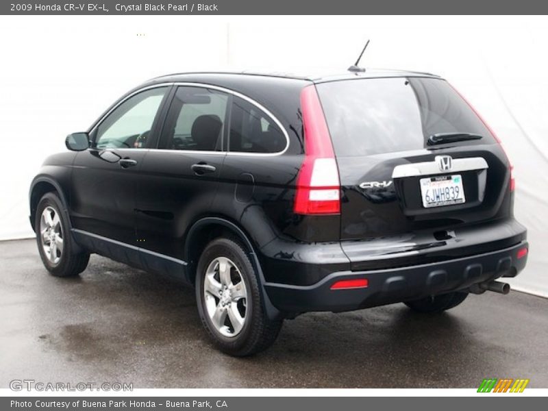Crystal Black Pearl / Black 2009 Honda CR-V EX-L