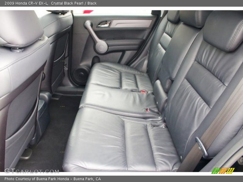 Crystal Black Pearl / Black 2009 Honda CR-V EX-L