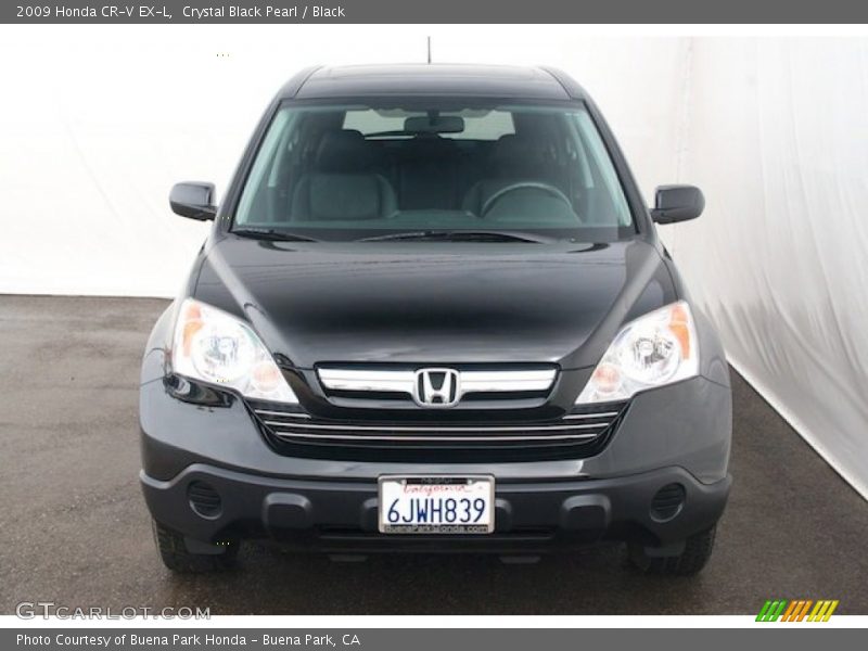Crystal Black Pearl / Black 2009 Honda CR-V EX-L