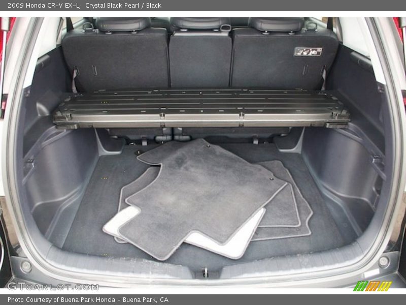 Crystal Black Pearl / Black 2009 Honda CR-V EX-L