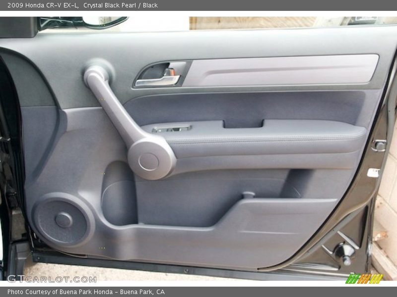 Crystal Black Pearl / Black 2009 Honda CR-V EX-L