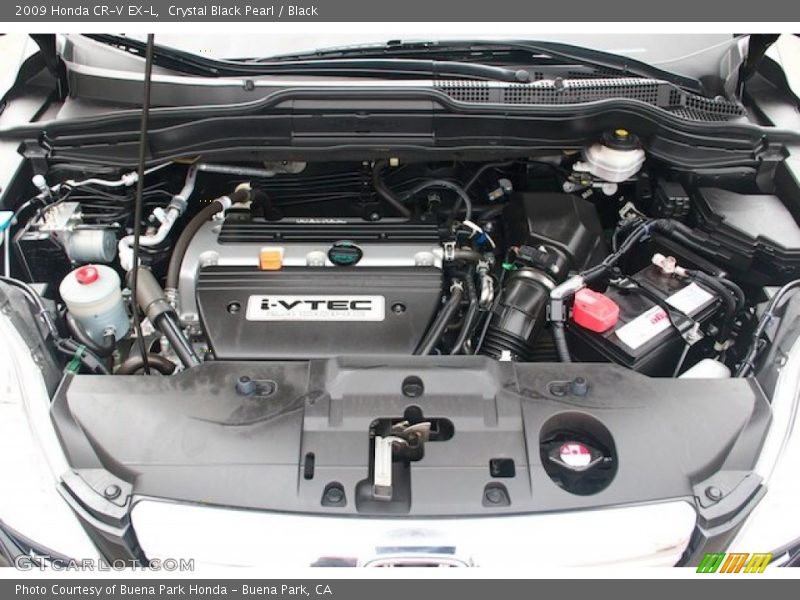 Crystal Black Pearl / Black 2009 Honda CR-V EX-L