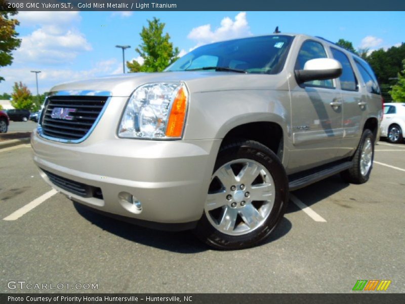 Gold Mist Metallic / Light Titanium 2008 GMC Yukon SLT