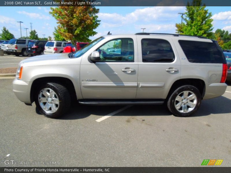 Gold Mist Metallic / Light Titanium 2008 GMC Yukon SLT