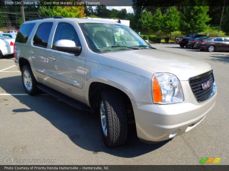 Gold Mist Metallic / Light Titanium 2008 GMC Yukon SLT