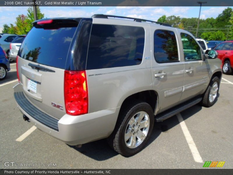 Gold Mist Metallic / Light Titanium 2008 GMC Yukon SLT