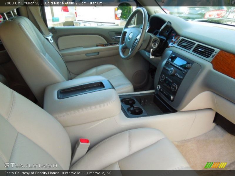 Gold Mist Metallic / Light Titanium 2008 GMC Yukon SLT