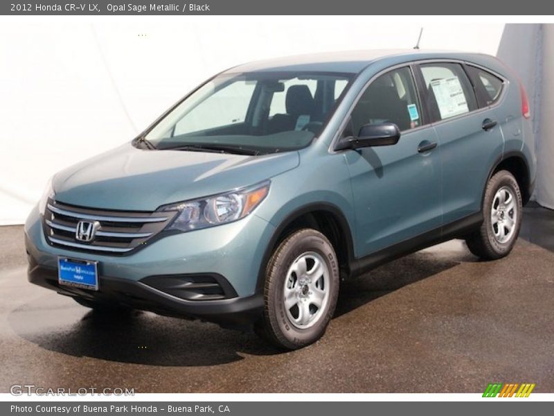 Opal Sage Metallic / Black 2012 Honda CR-V LX