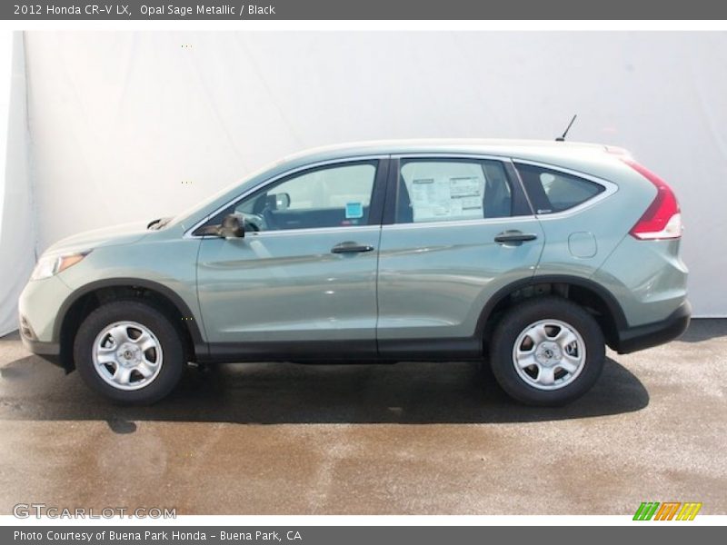 Opal Sage Metallic / Black 2012 Honda CR-V LX